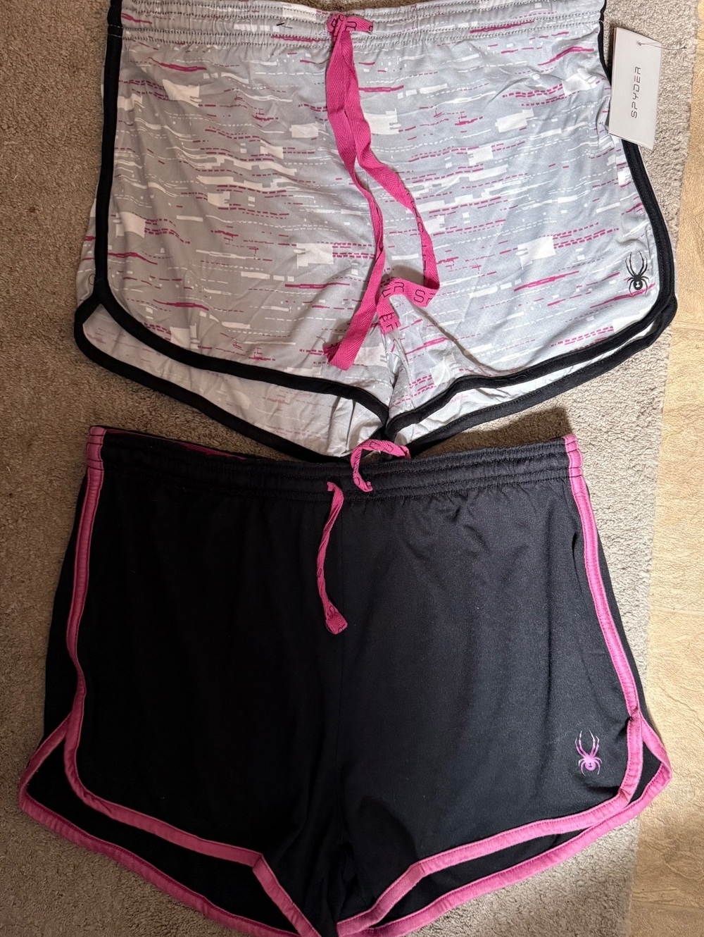 Spyder shorts, 2 pair women’s size Medium New with tags - Picture 3 of 7